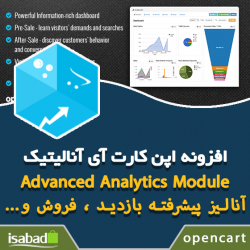 افزونه اپن کارت گزارش و آمار اپن کارت ianalytics افزونه اپن کارت گزارش و آمار اپن کارت ianalytics