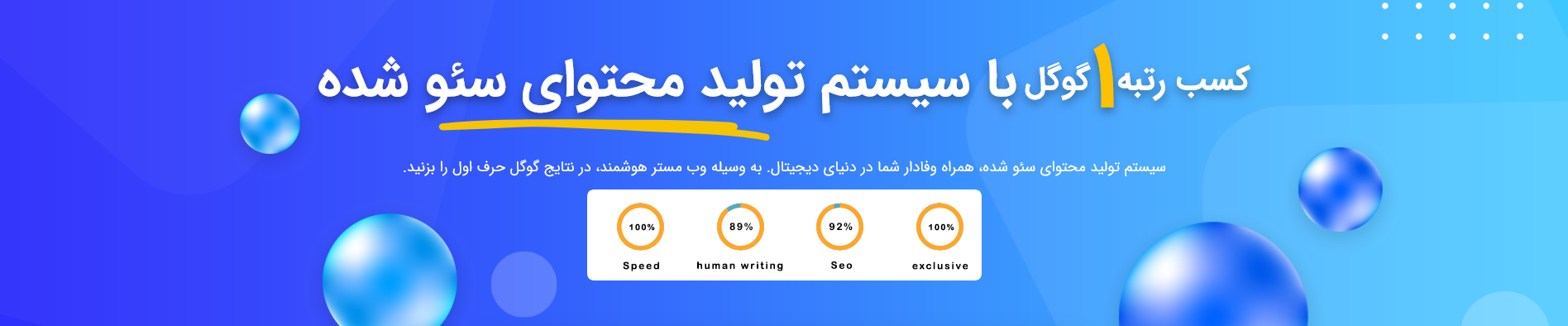 سیستم تولید محتوا سئو شده